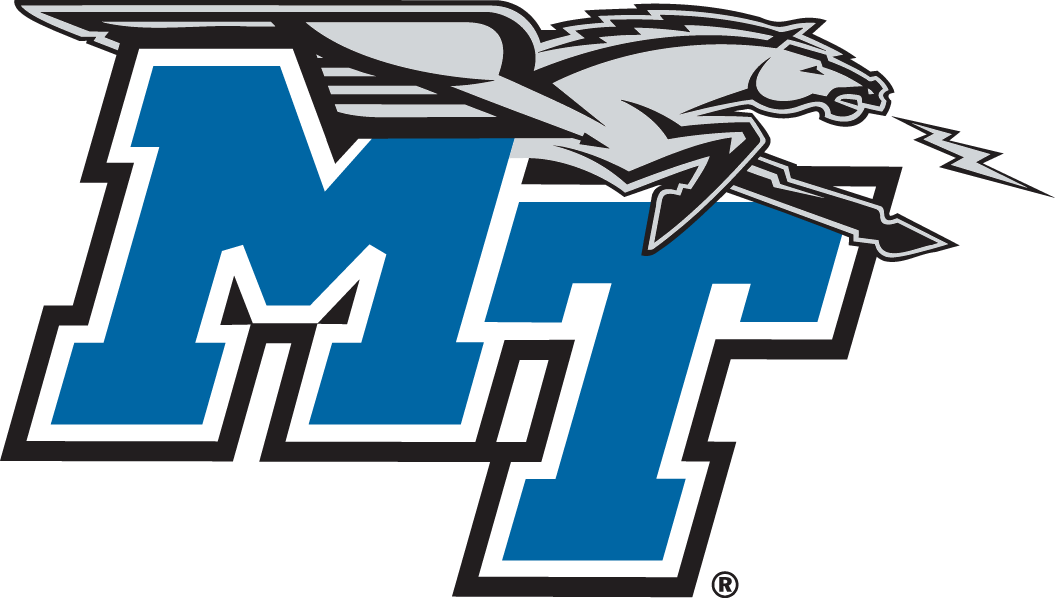Middle Tennessee Blue Raiders logos iron-ons